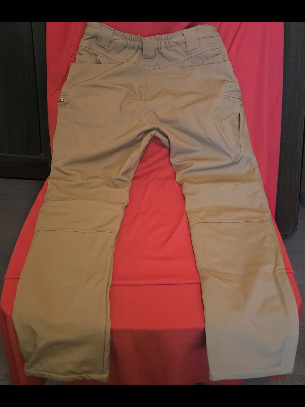 Outdoor Tactical Dress Khaki Cargo Trousers - Size L